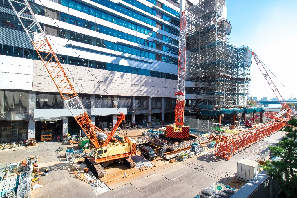 大手ゼネコンの現場を中心に施工